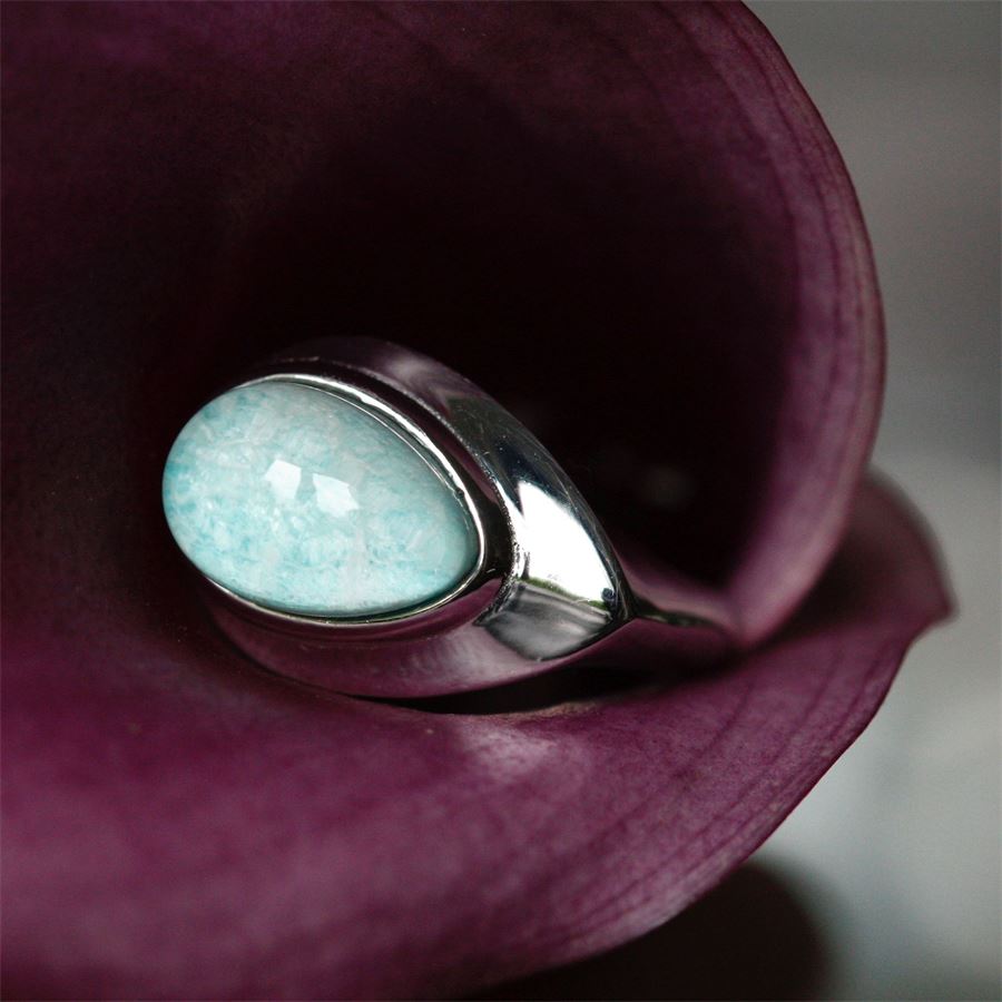 Chevalier in argento con amazzonite AURUM | AN1 GCARG AMZ